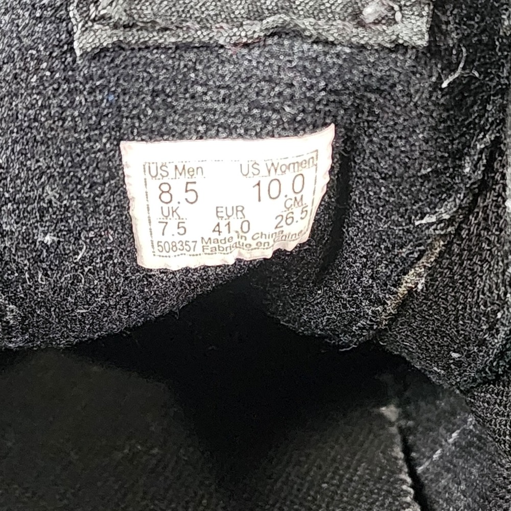 Vans Sk8-Low Disruptive Black‎ Suede Skate Shoes Sneakers Mens 8.5 Womens 10... - Picture 7 of 7